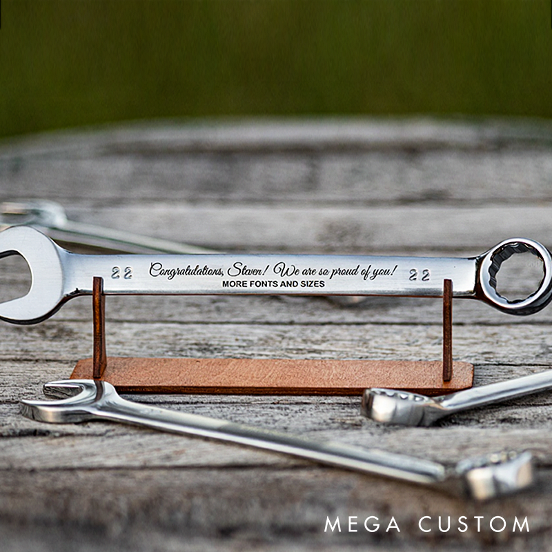 Personalized Wrench Custom Engraved Spanner Best Gift for Dad Groomsman Gift Personalized tool Engraved wrench Business gifts