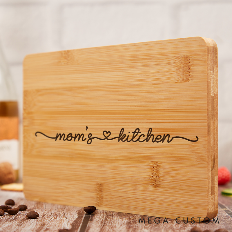 Personalized Cutting Board Cutting Board for Mom Grandma Mom's Kitchen Charcuterie Board Memorial Gifts for Moms Birthday Christmas Gift Kitchen Decor