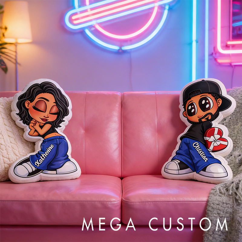 Personalized Heartfelt Trendy Theme Throw Pillow Perfect Couples Holiday Gift Choice Romantic Throw Pillow Gift for Partners