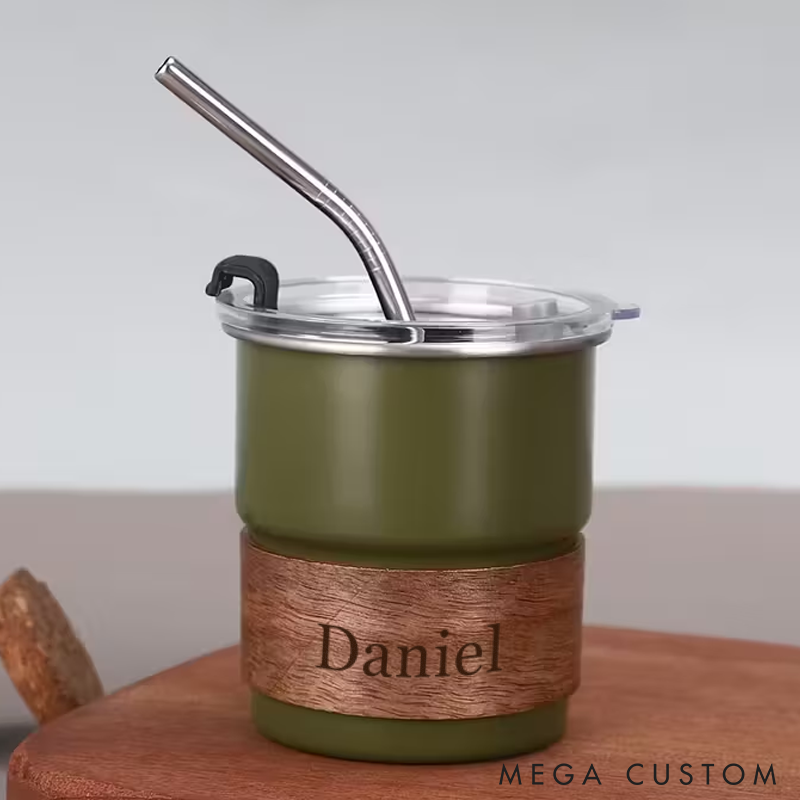 Personalised Camping Cup with Name Custom Stainless Steel Cup Camping Gifts Ideas For Campervan Camper Campervan Scene