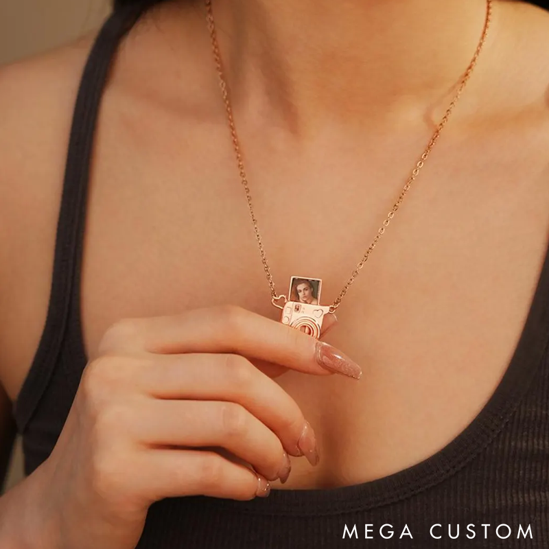 Personalized Locket with Photo Memorial Necklace Valentine's Day Gift For Her Gift For Couple Necklace for Her