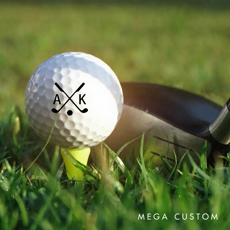 Personalized Initial Golf Ball Stamp Custom Golf Marker Golf Ball Stamper Gift for Golf Player