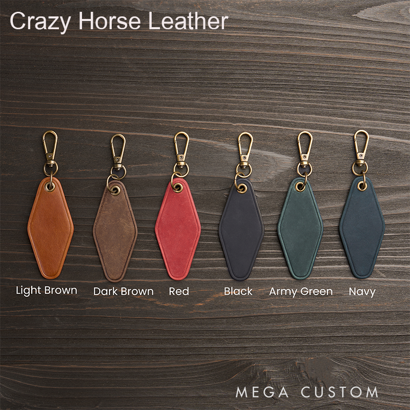 Personalized Leather Keychain for Men Custom Keychain with Name Engraved Leather Key Chain Anniversary Gift for Him Groomsmen Gift Birthday Gift for Dad Boyfriend Husband
