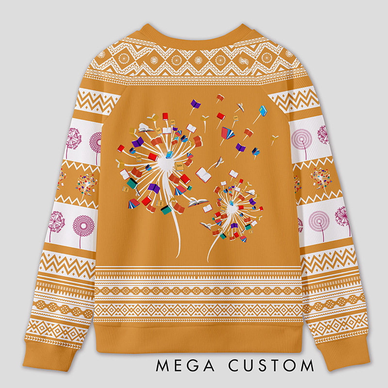 七彩书本重构蒲公英