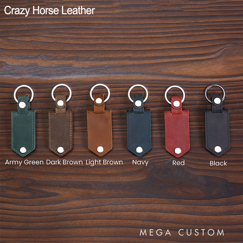Personalized Leather Photo Keychain for Men Custom Picture Key Ringwith Name Engraved Leather Key Chain Anniversary Gift for Him Groomsmen Gift Birthday Gift for Dad Boyfriend Husband