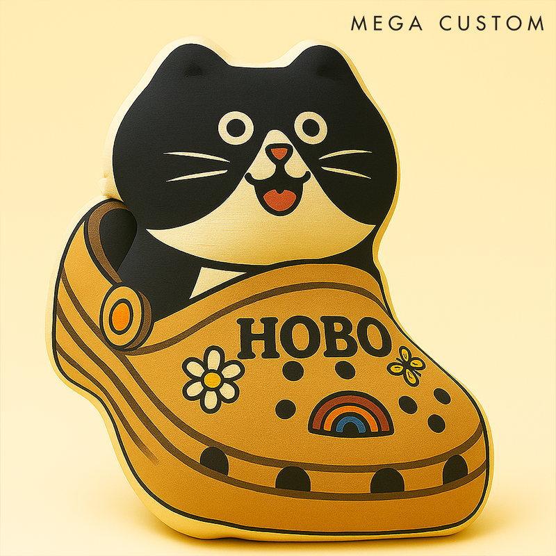 Personalized Throw Pillow for Cat Lover Cute Cat Throw Pillow Custom Throw Pillow with Name Gift for Kids Family Cat Lovers