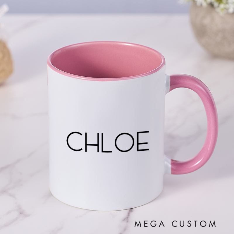 Personalized Mug Custom Name Mug Coffee Mug Office Mug Christmas Gift Holiday Gift for Women Friends and Office Use