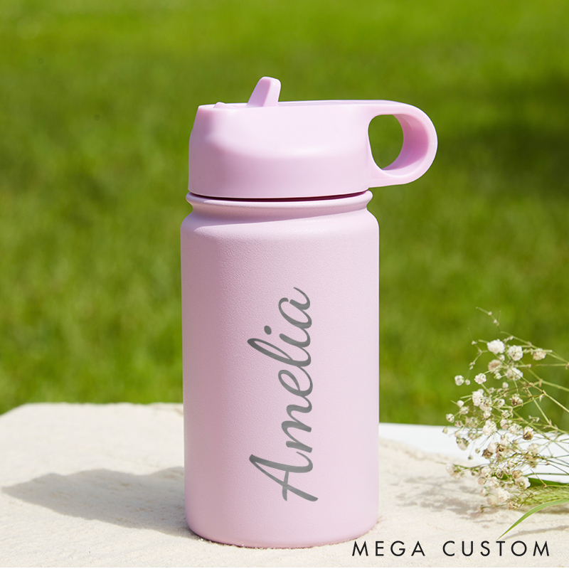 Personalized Water Bottle with Name Kids Water Bottle Tumbler for Kids Water Bottles for Boys Girls Toddler Kids Gifts Back to School Gifts