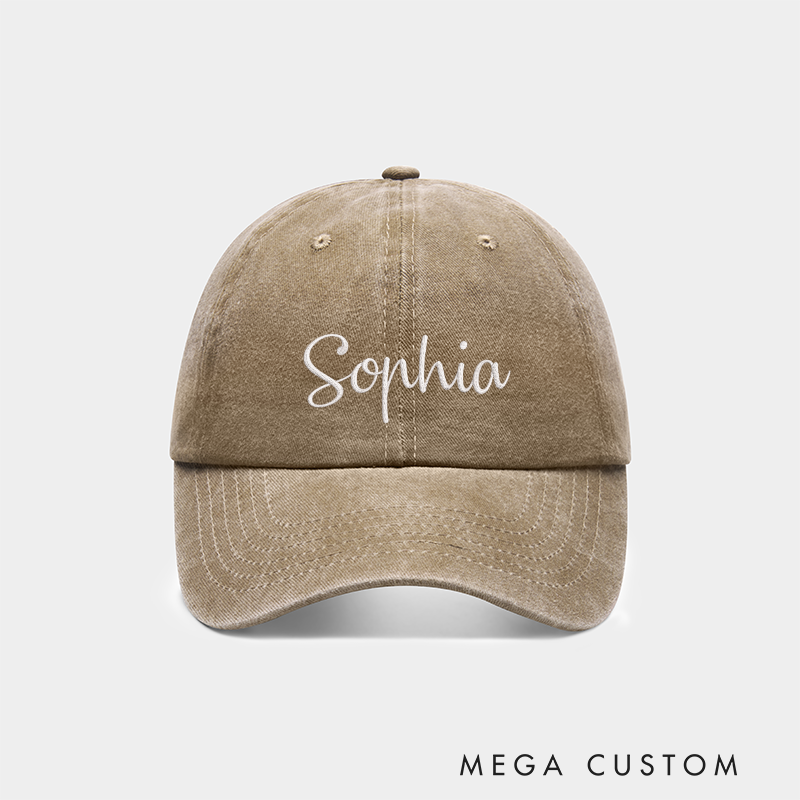 Personalized Embroidered Baseball Cap with Name Custom Adjustable Hat Gift for Men Women or Outdoor Enthusiasts  