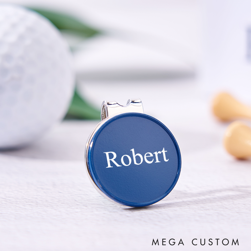 Personalized Golf Ball Marker With Magnetic Hat Clip Engraved Hat Ball Marker Golf Accessory Golf Groomsman Gift Golfer Gif Golf Ball Gift