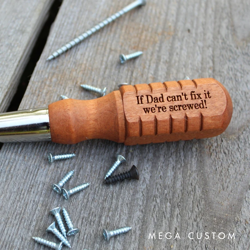 Personalized Screwdriver Christmas Gift Stocking Stuffer Tools For Him Gift For Dad Handyman Gift For Grandpa From Son Grandson