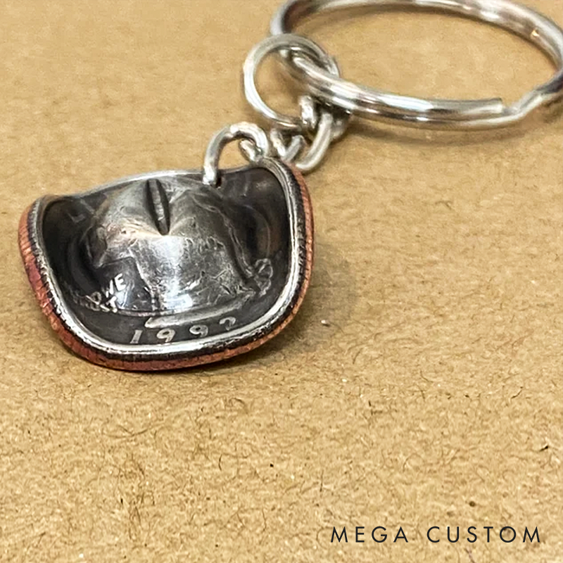 Quarter Cowboy Hat Keychains (Years)