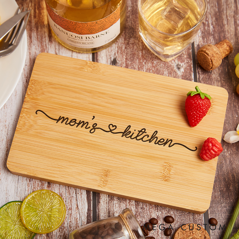 Personalized Cutting Board Cutting Board for Mom Grandma Mom's Kitchen Charcuterie Board Memorial Gifts for Moms Birthday Christmas Gift Kitchen Decor