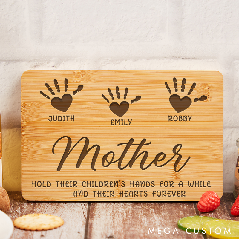 Personalized Cutting Board Cutting Board for Mom Kitchen Charcuterie Board Gifts for Moms Birthday Christmas Gift Kitchen Decor