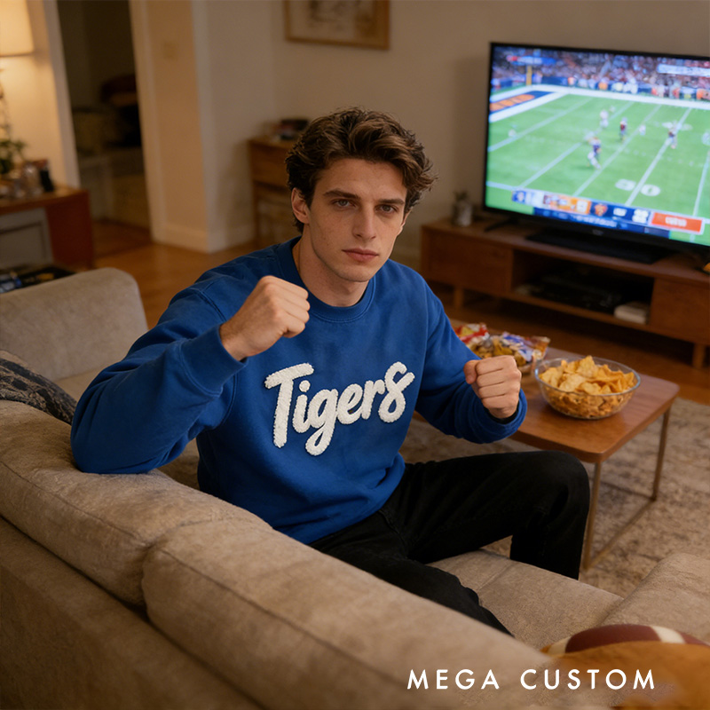 Personalize Your Cozy Sweatshirt with Custom Team Name and Embroidery