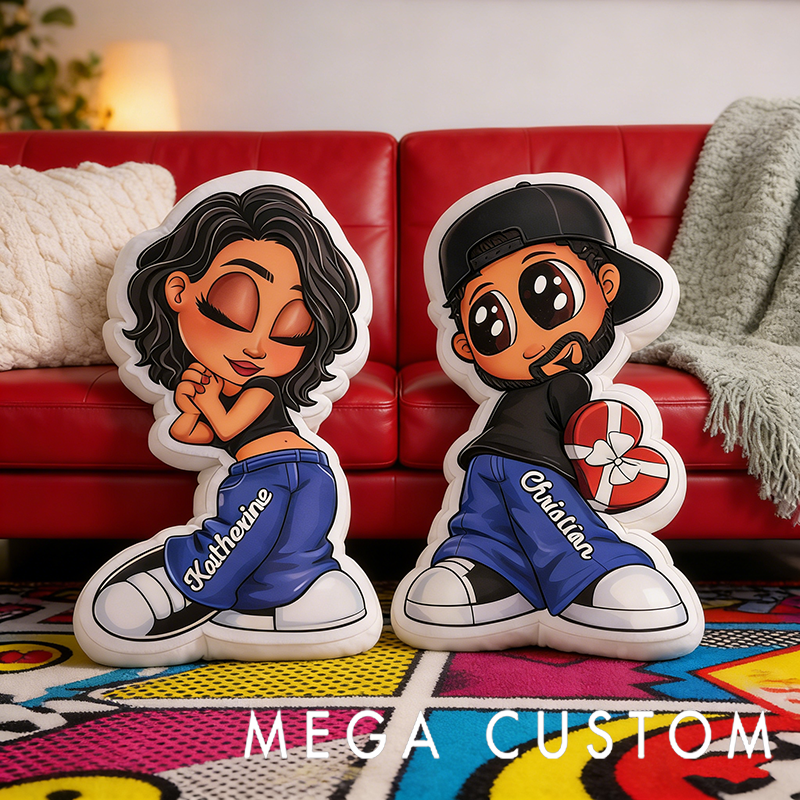 Personalized Heartfelt Trendy Theme Throw Pillow Perfect Couples Holiday Gift Choice Romantic Throw Pillow Gift for Partners