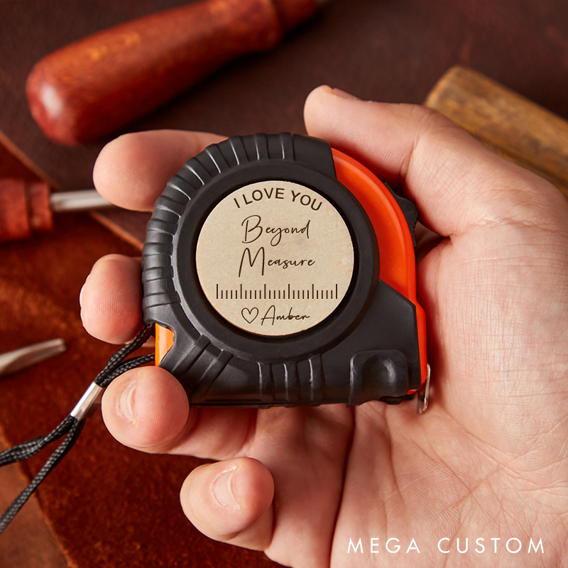 Personalized Tape Measure Valentine's Day Gift for Husband Anniversary Gift Personalized Boyfriend Gift Carpenter Gift