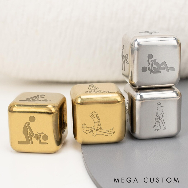 Personalized Date Night Ideas Dice Couples Intimate Game Custom Engraved Valentines Day Gifts Anniversary Gift For Husband & Wife