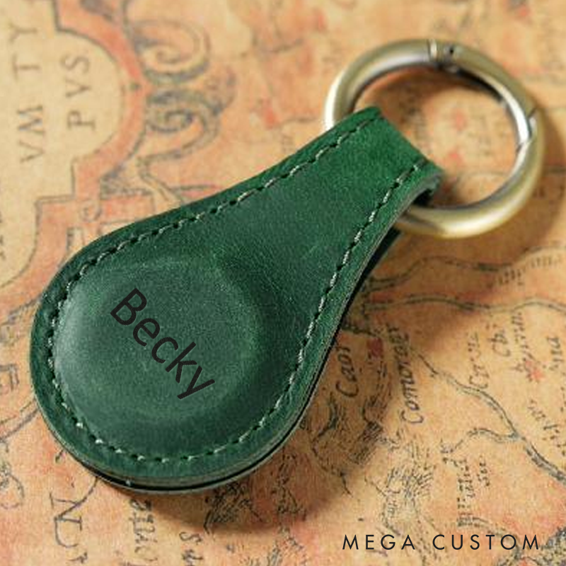 Personalized Leather Magnetic Book Mark Engraved Bookmark with Name Custom Reader Gift for Him Journal Accessory