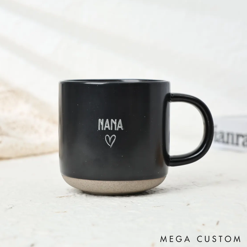 Personalized Ceramic Mug with Name Custom Pottery Coffee Mug for Mom Dad Husband Mug Gifts for Mom Dad Husband