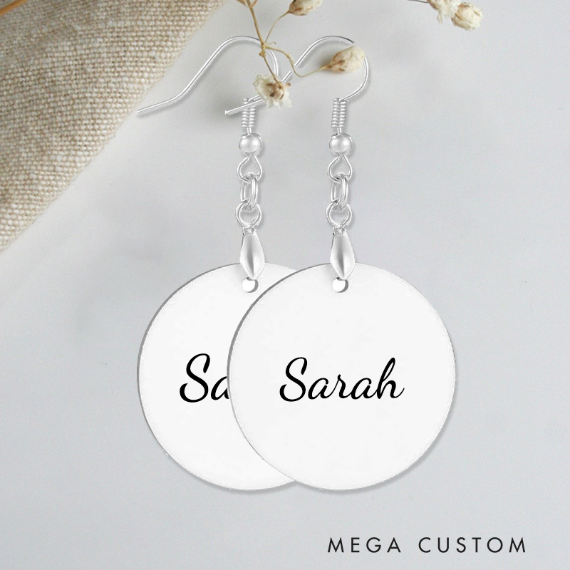 Personalized Earrings with Name Custom Jewelry for Women Gifts for Special Occasions  