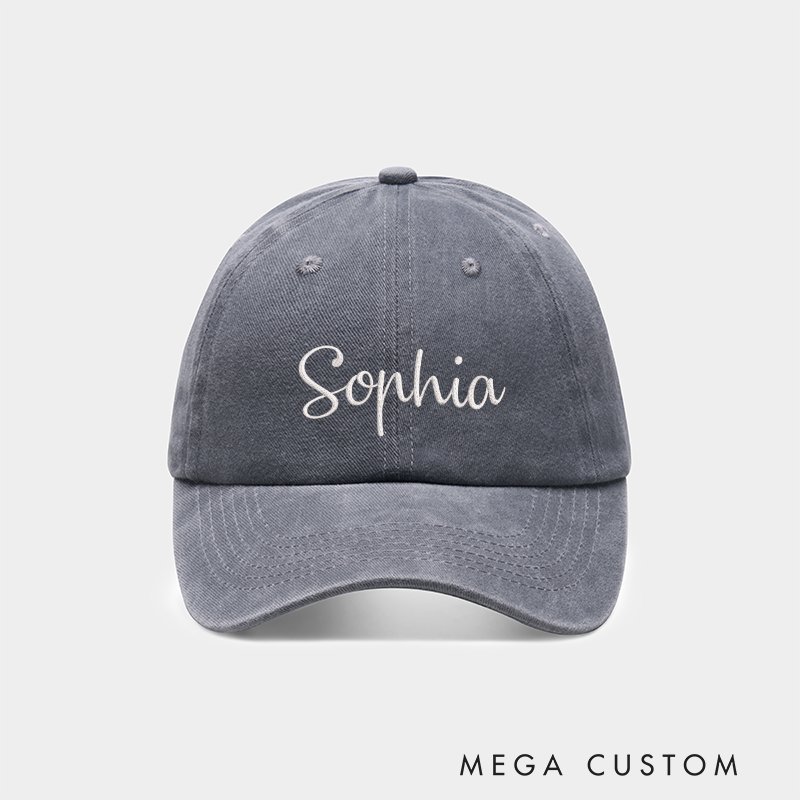 Personalized Embroidered Baseball Cap with Name Custom Adjustable Hat Gift for Men Women or Outdoor Enthusiasts  