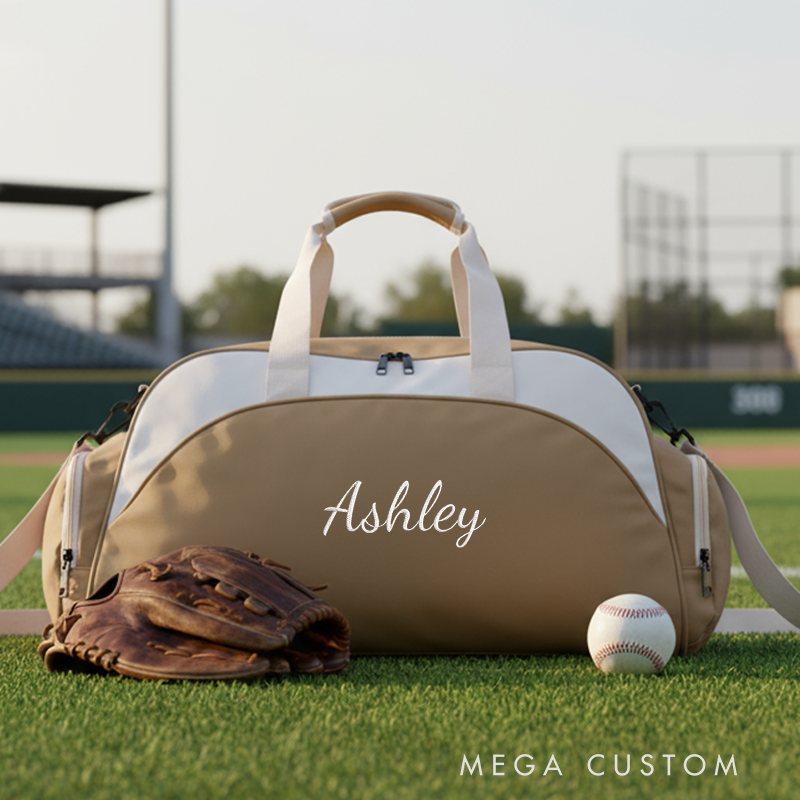 Personalized Duffel Bag with Name Custom Gym Bag for Travel Sports Duffel Bag Fitness and Outdoor Activities  