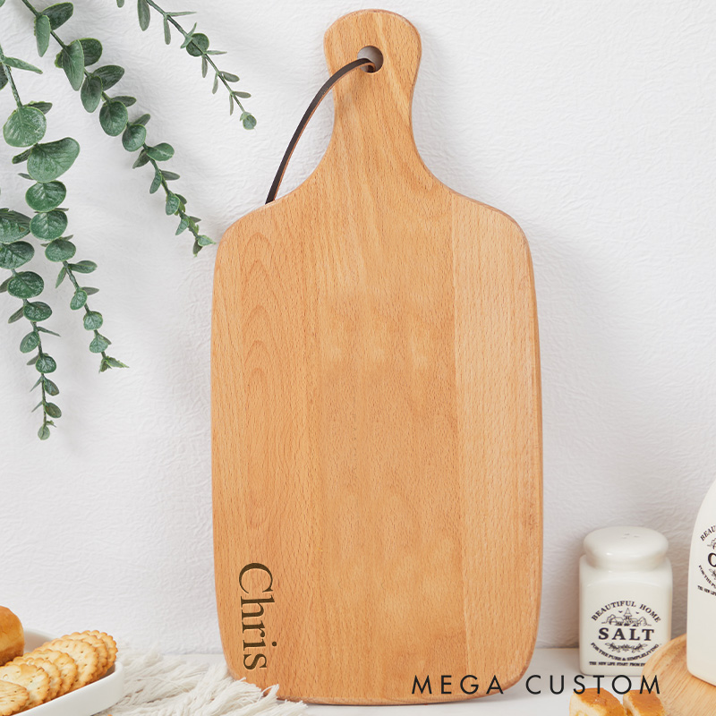 Personalized Cutting Board with Name Custom Gifts for Kitchen Lovers Engraved Cutting Board for Cooking Wedding or Housewarming Gift  