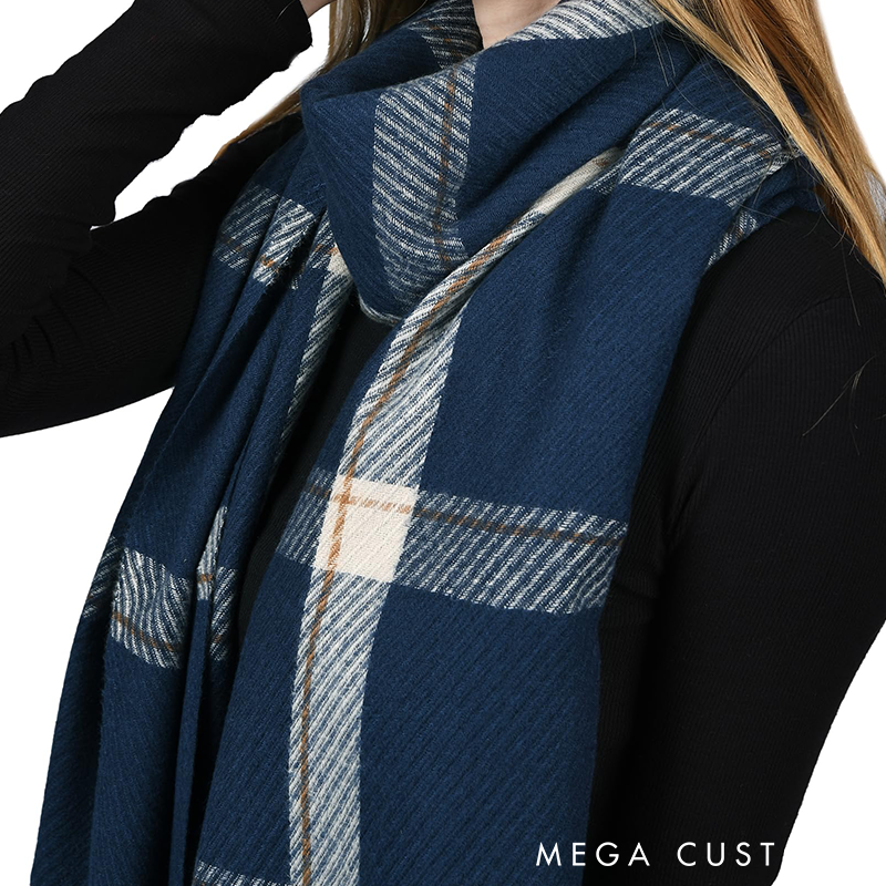 [Copy]Personalised Name Embroidered Scarf for Men Custom Monogram Scarf Winter Long Scarves Gifts for Boyfriend Dad Husband