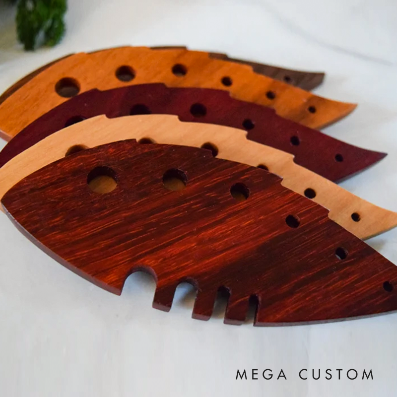  Personalized Leaf Stripper Custom Herb Stripper Remover Kitchen Gadget Tool Chef Gift Wooden Cooking Christmas Gift Stocking Stuffer