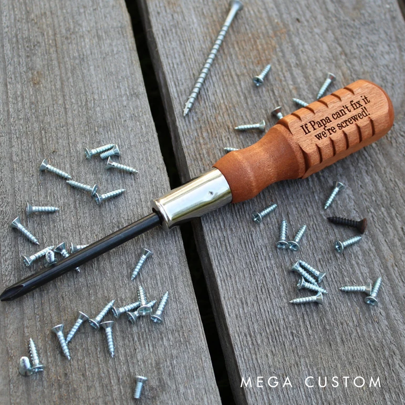 Personalized Screwdriver Christmas Gift Stocking Stuffer Tools For Him Gift For Dad Handyman Gift For Grandpa From Son Grandson