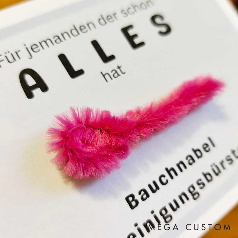 Funny Gift for Someone Who Already Has Everything Small Joke Gift Belly Button Cleaning Brush for Him/Her