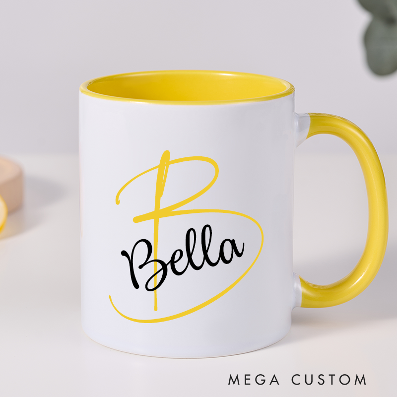 Personalized Ceramic Mug with Name Custom Name Mug Coffee Mug Office Mug Christmas Gift Holiday Gift for Women Friends and Office Use
