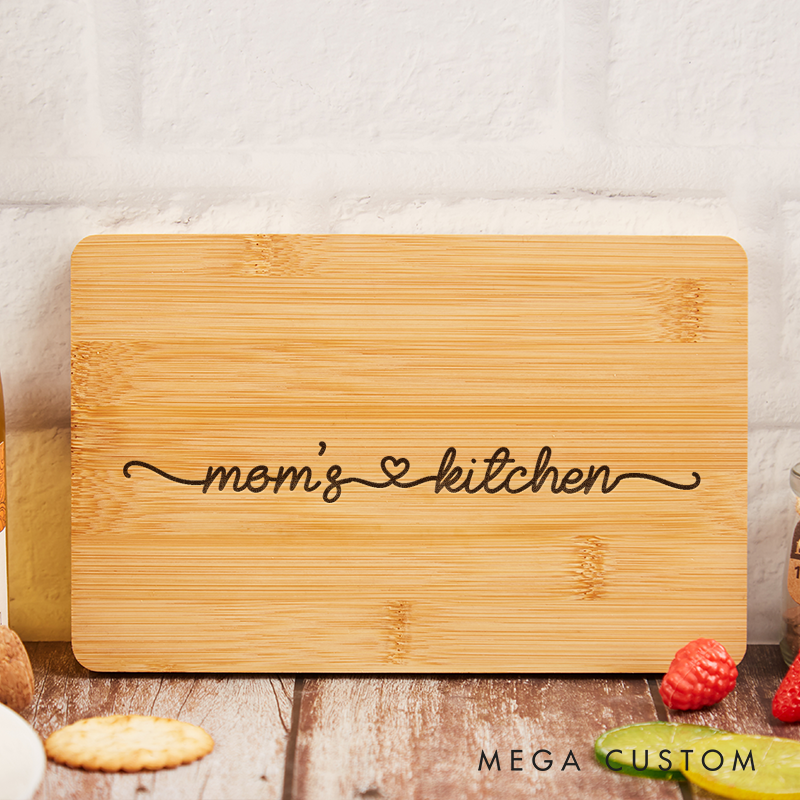 Personalized Cutting Board Cutting Board for Mom Grandma Mom's Kitchen Charcuterie Board Memorial Gifts for Moms Birthday Christmas Gift Kitchen Decor