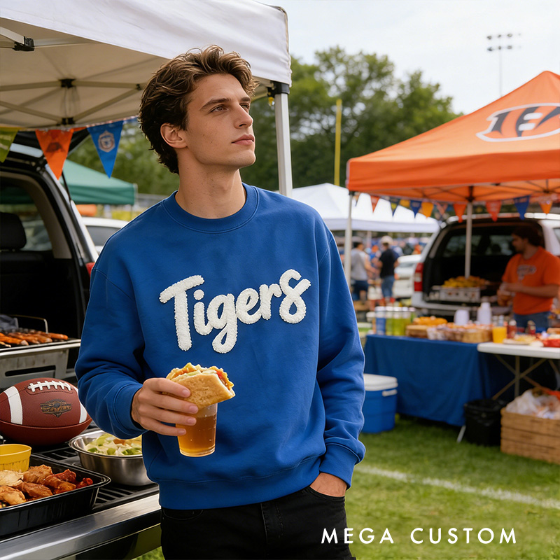 Personalize Your Cozy Sweatshirt with Custom Team Name and Embroidery