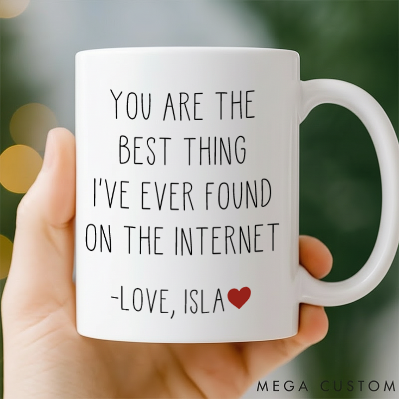 Personalized Mug for Him Her Valentine's Day Birthday Anniversary funny gift for her him husband boyfriend