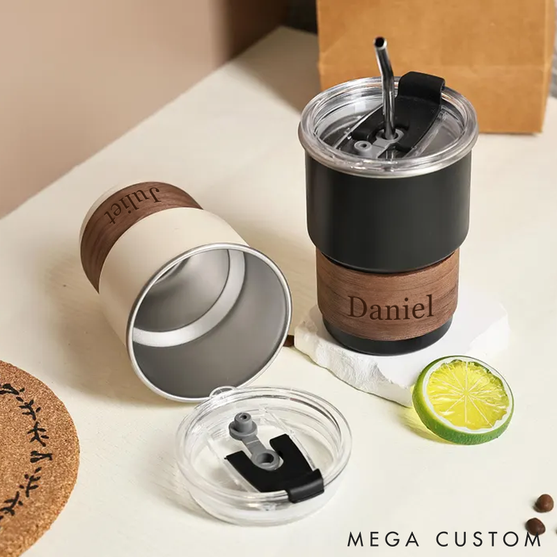 Personalised Camping Cup with Name Custom Stainless Steel Cup Camping Gifts Ideas For Campervan Camper Campervan Scene