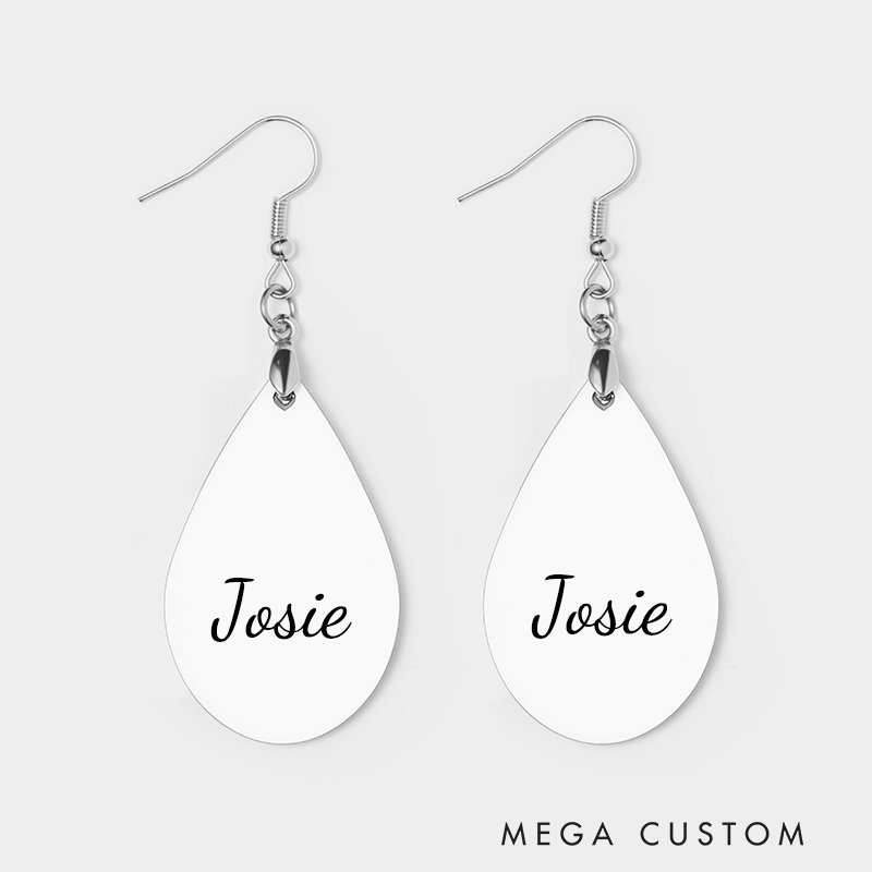 Personalized Earrings with Name Custom Jewelry for Women Gifts for Special Occasions  
