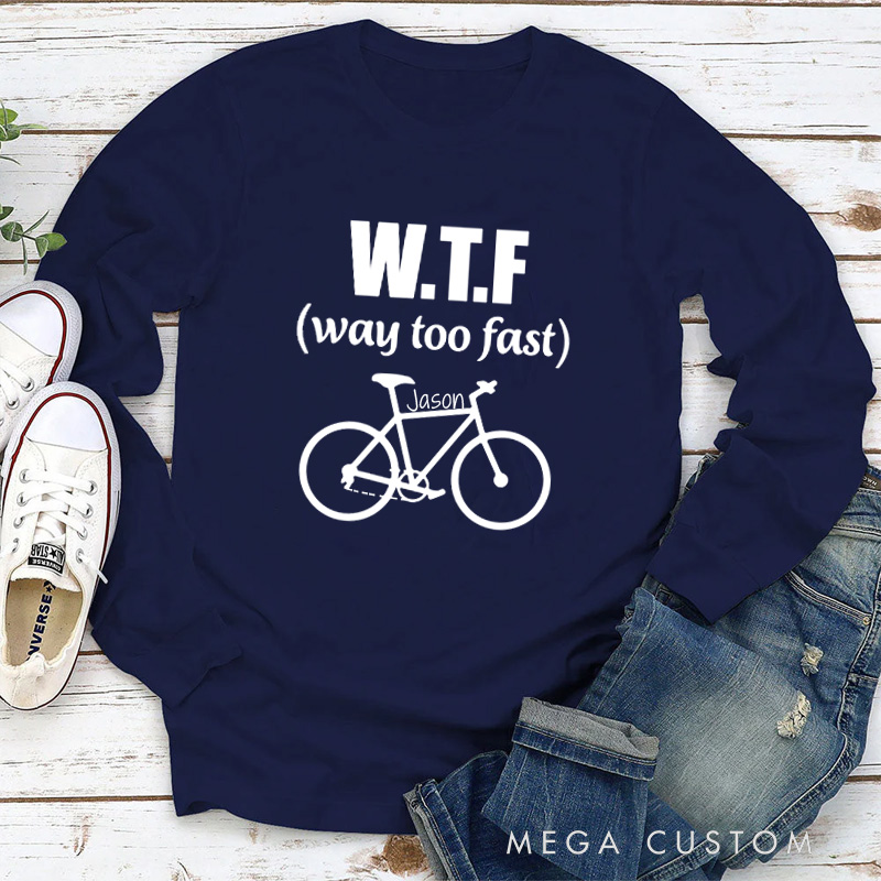 Personalized Bicycle Gift Sweatshirt Bike lover Hoodie Cycling Biking Shirt Clothing Mountain Bike Lover Gift Funny Bike Shirt for Cyclists