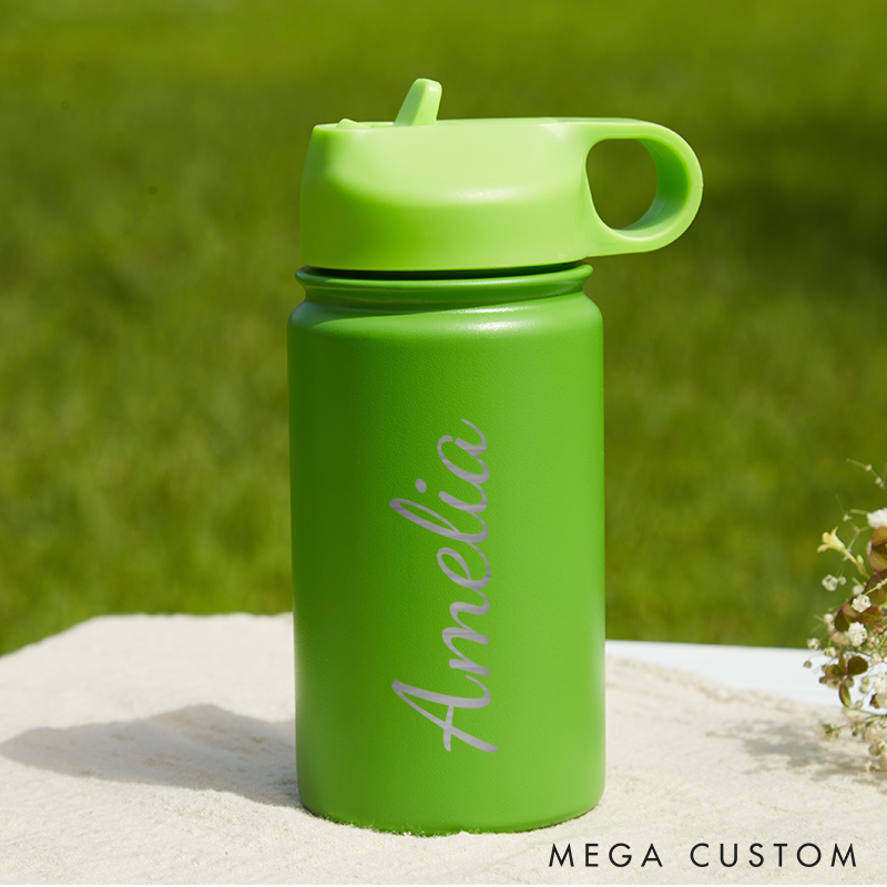 Personalized Water Bottle with Name Kids Water Bottle Tumbler for Kids Water Bottles for Boys Girls Toddler Kids Gifts Back to School Gifts