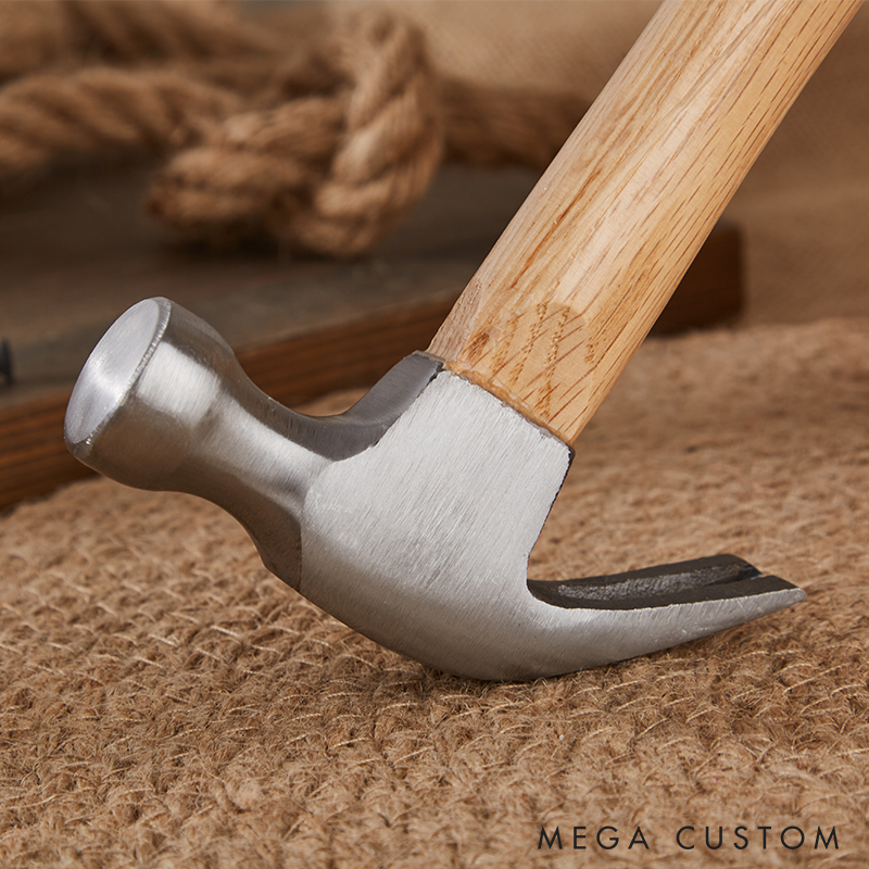 [Copy]Personalized Building Memories Wood Hammer Custom Text Gift for Father's Day for Handyman Designer