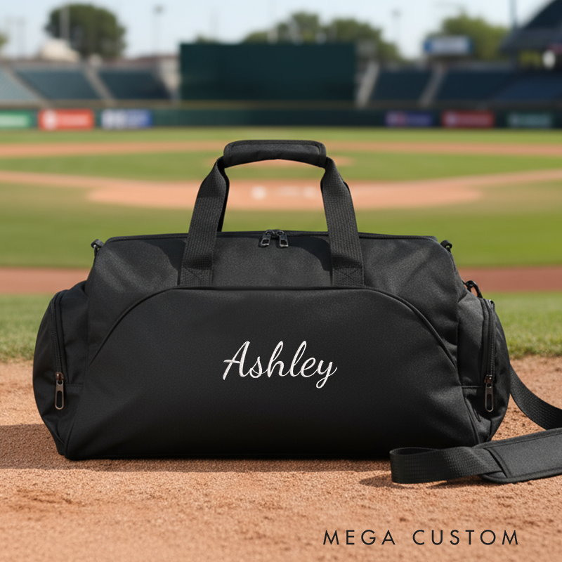 Personalized Duffel Bag with Name Custom Gym Bag for Travel Sports Duffel Bag Fitness and Outdoor Activities  