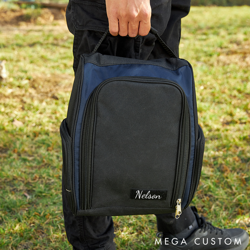 Personalized Golf Shoes Bag Custom Golf Bag for Men Name Golf Player Pouch Golfer Gift Anniversary Gift Outdoor Gift