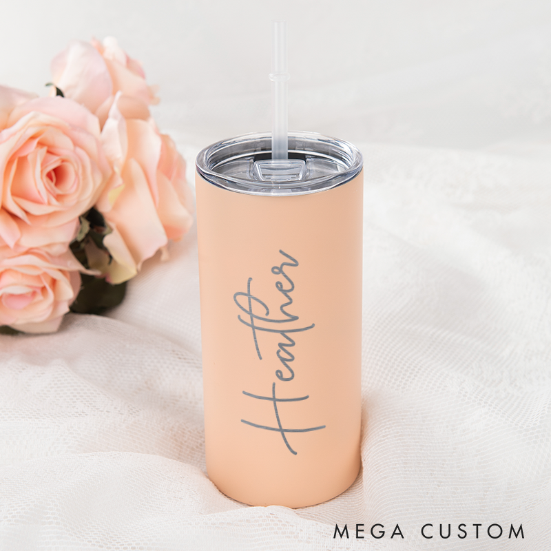 Personalized Tumbler with Name Custom Name Insulated Tumbler with Lid 16oz Tumbler Laser Engraved Tumbler Anniversary Gift
