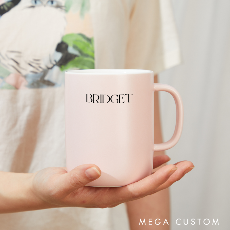 Personalized Ceramic Mug Custom Name Mug Coffee Mug Office Mug Christmas Gift Holiday Gift for Women Friends and Office Use
