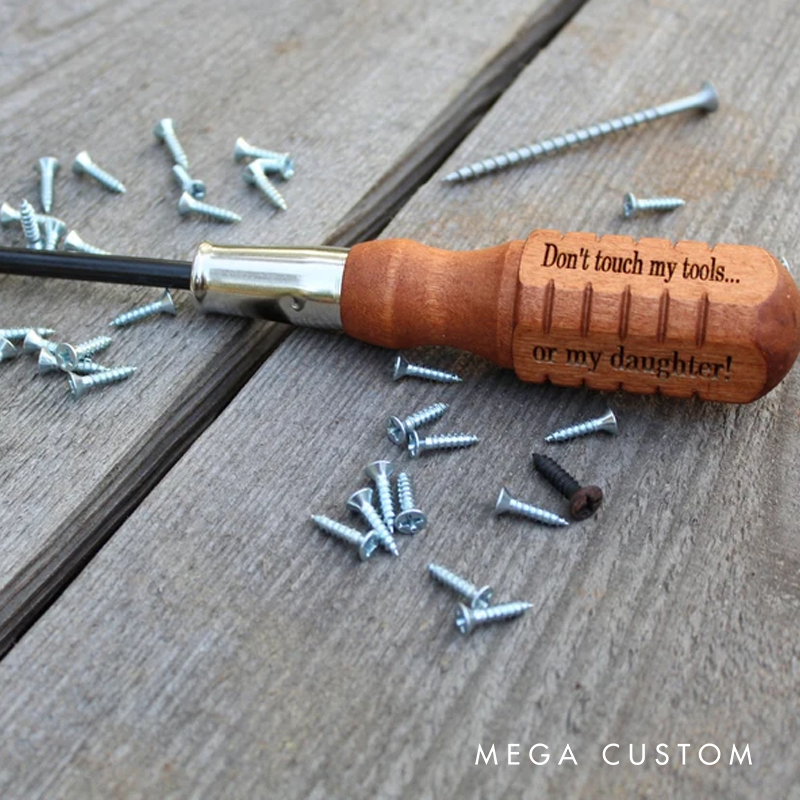 Personalized Screwdriver Christmas Gift Stocking Stuffer Tools For Him Gift For Dad Handyman Gift For Grandpa From Son Grandson