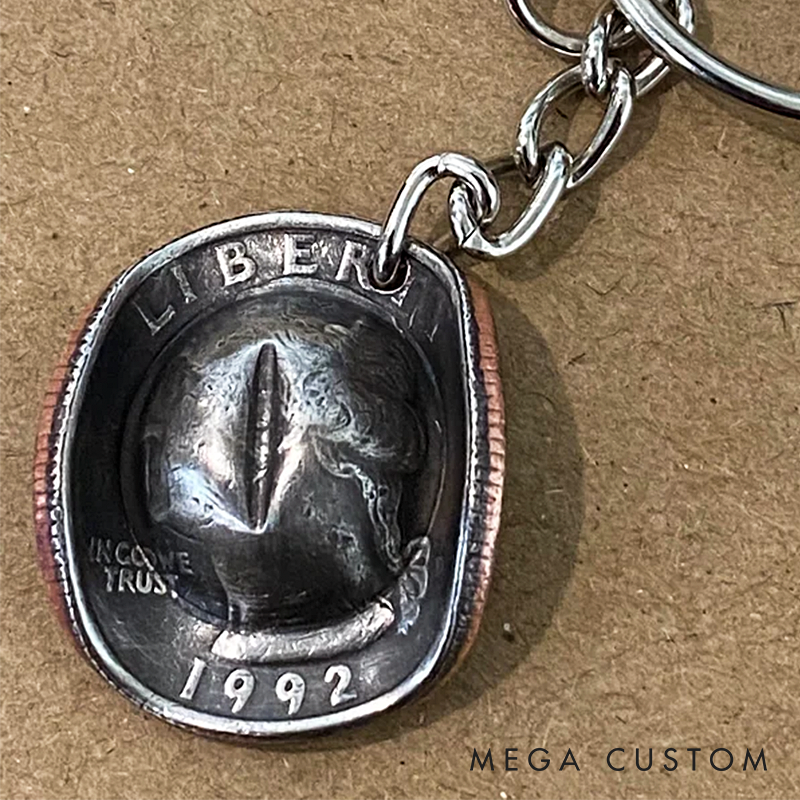 Quarter Cowboy Hat Keychains (Years)