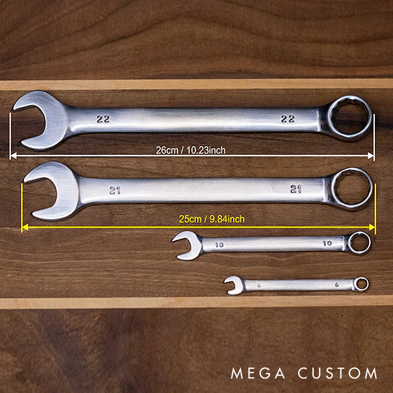 Personalized Wrench Custom Engraved Spanner Best Gift for Dad Groomsman Gift Personalized tool Engraved wrench Business gifts
