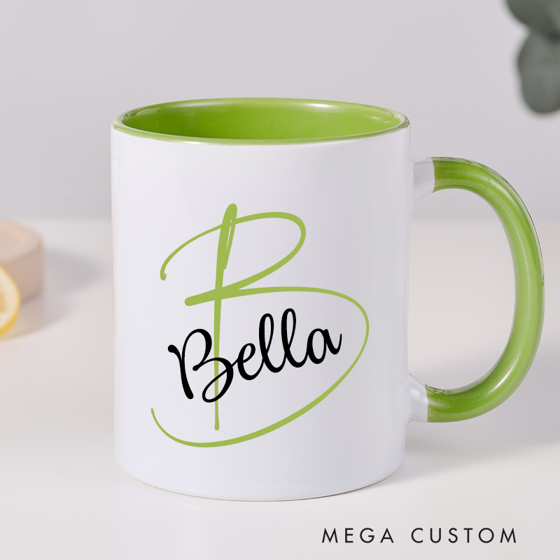 Personalized Ceramic Mug with Name Custom Name Mug Coffee Mug Office Mug Christmas Gift Holiday Gift for Women Friends and Office Use