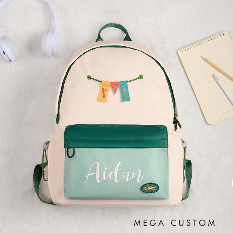 Personalized Kids Backpack Embroidered Backpack with Name Toddler Book Bag Gift Children's School Bag for Girls Boys Kids Preschool Backpack